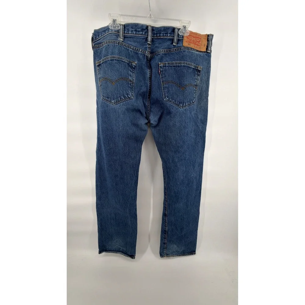 Levi's 501 Original Fit Jeans Mens‎ 38x34 Medium Wash 100% Cotton Button Fly
